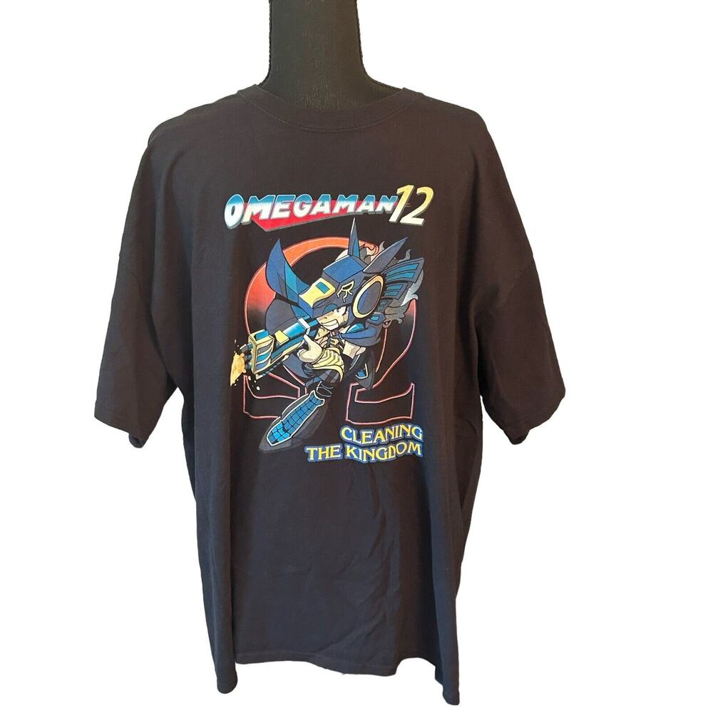 Omegaman 12 Cleaning Up The Kingdom‎ Black Gildan 2X Mens T-Shirt